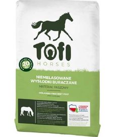 Wysłodki niemelasowane Tofi Horses 20kg Dla koni