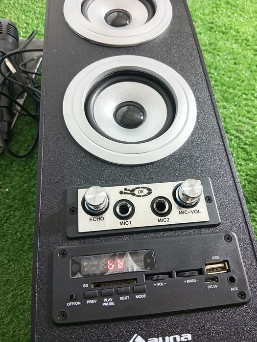 DiscoStar Green, przenośny głośnik Bluetooth 2.1, USB, SD, akumulator,