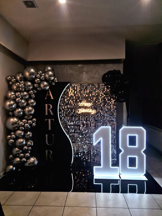 Ścianka balonowa | Słodki stół | 18 - stka| Komunia | Chrzest |