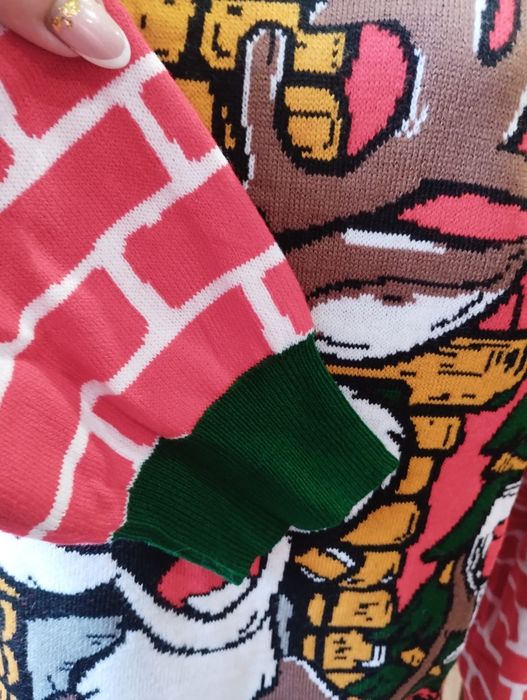 Sweterek świąteczny unisex L nowy