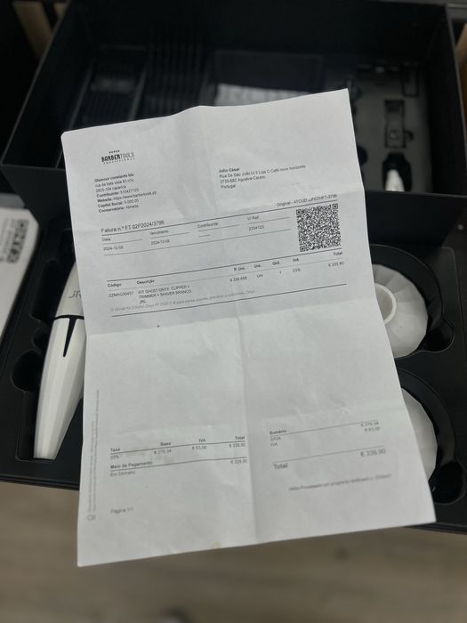 JRL Ghost Kit 3 Branco – Clipper + Trimmer + Shaver