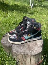 Кросівки Nike Dunk High Floral Print Aloha Pack