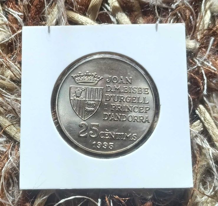 Andorra - moedas do 50º Aniversário FAO e Esquilo vermelho