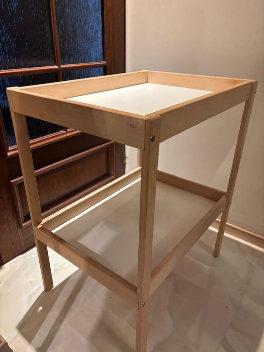 Stelaż na przewijak plus pojemniki ikea