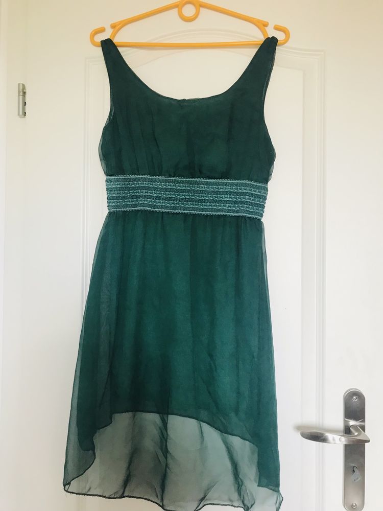 Cudna Sukienka jedwab old money coquette 36-38