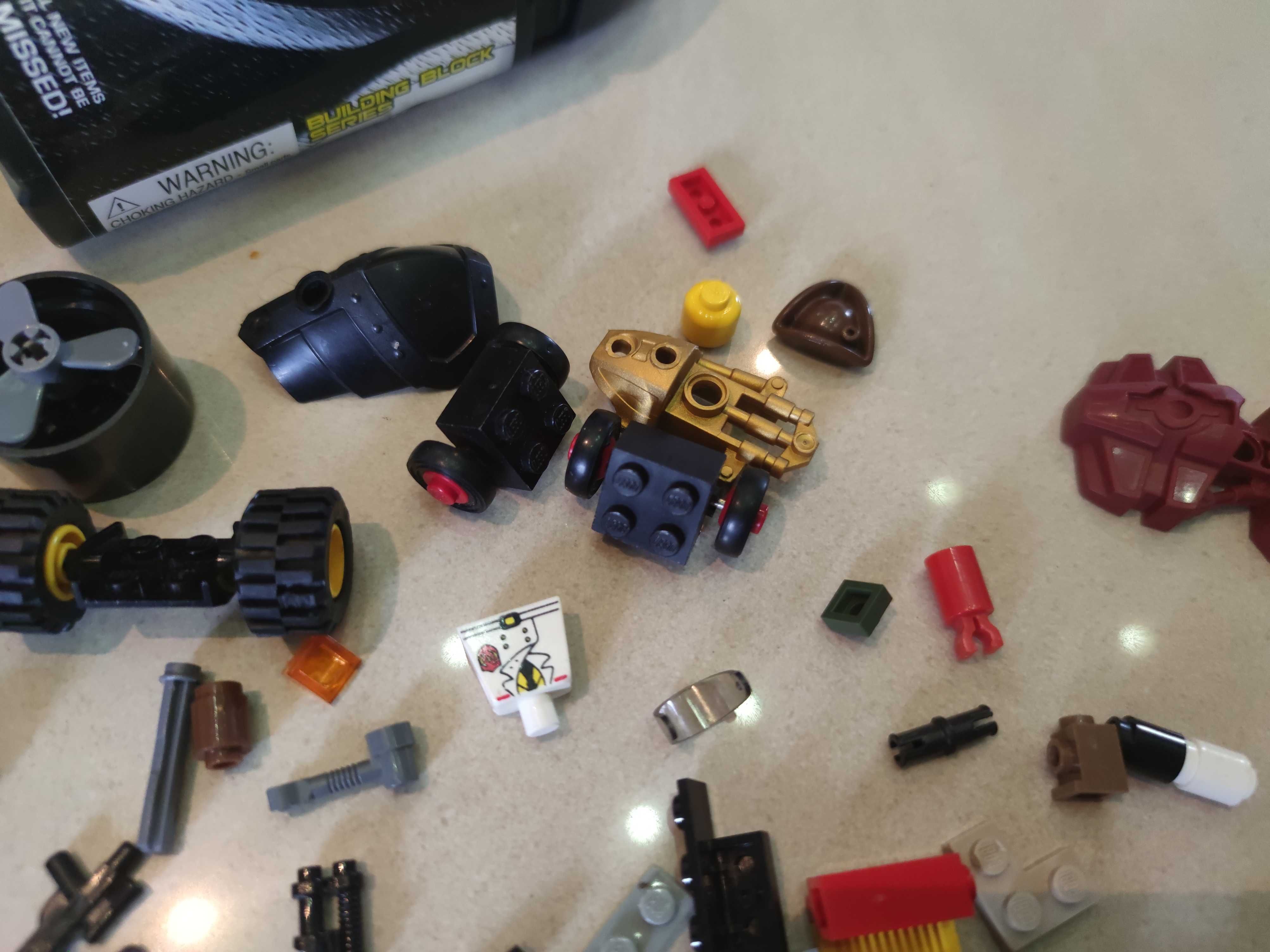LEGO pojedyncze klocki z różnych zestawów