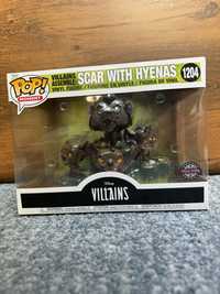 Scar with hyenas funko pop villians 1204