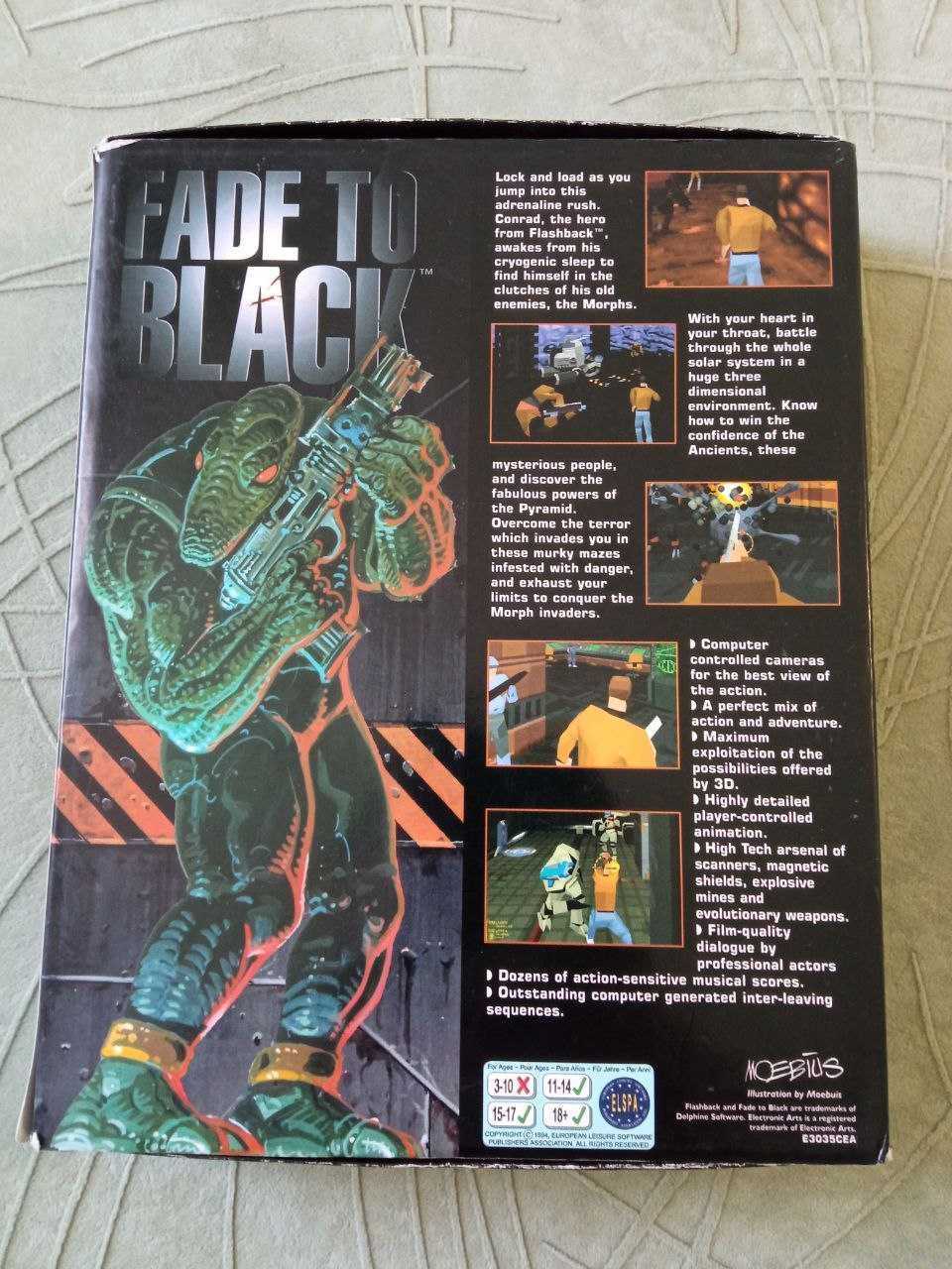 Игра для PC "Fade to Black" Издатель: Electronic Arts (1995 год)