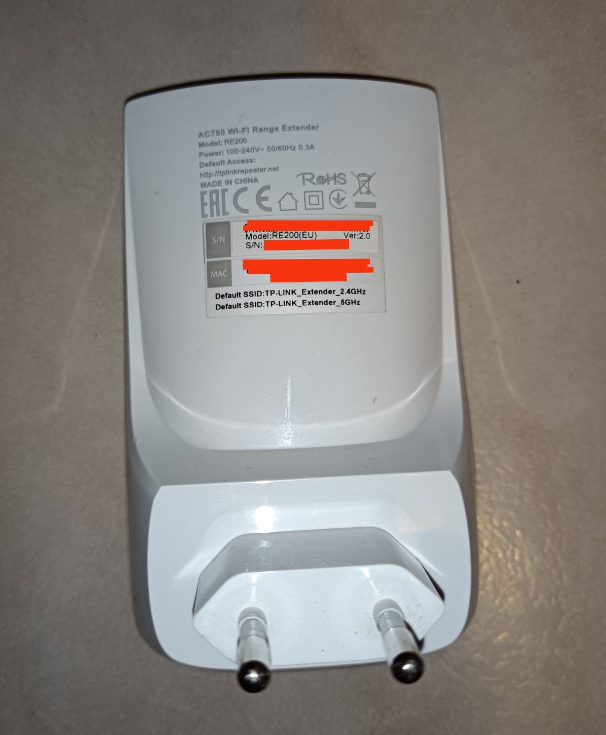 Repetidor extender RE200 tp-link