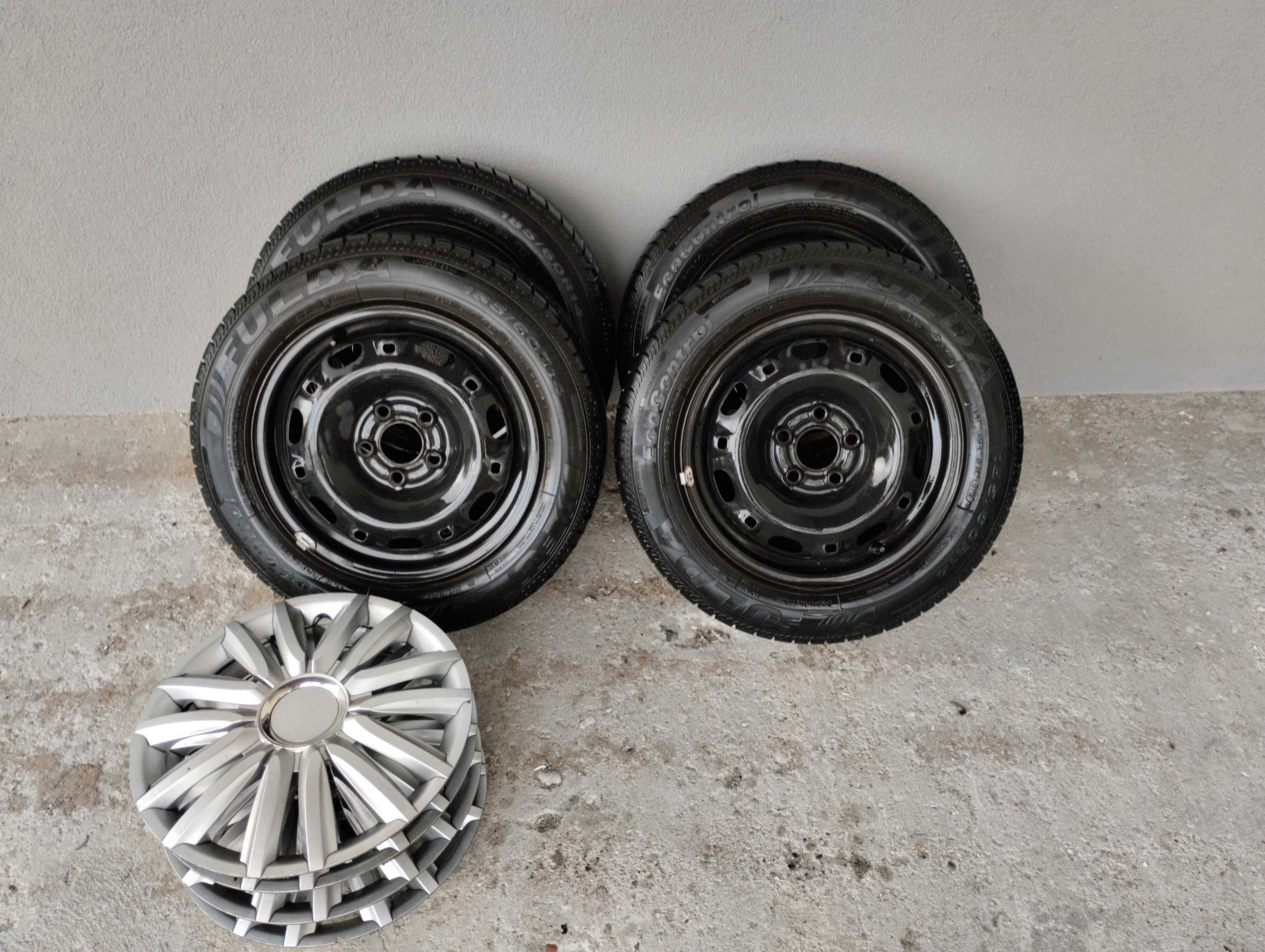 Koła 5x100 14 cali 185/60/14 Fulda Seat Skoda Vw