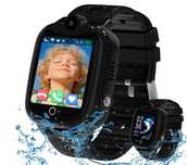 Wodoodporny smartwatch dla dzieci 4G, GPS, kamera, kolor czarny