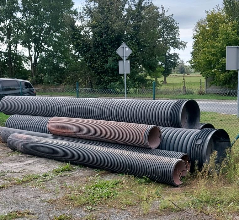 Rura karbowana na przepust fi 300,500oraz600