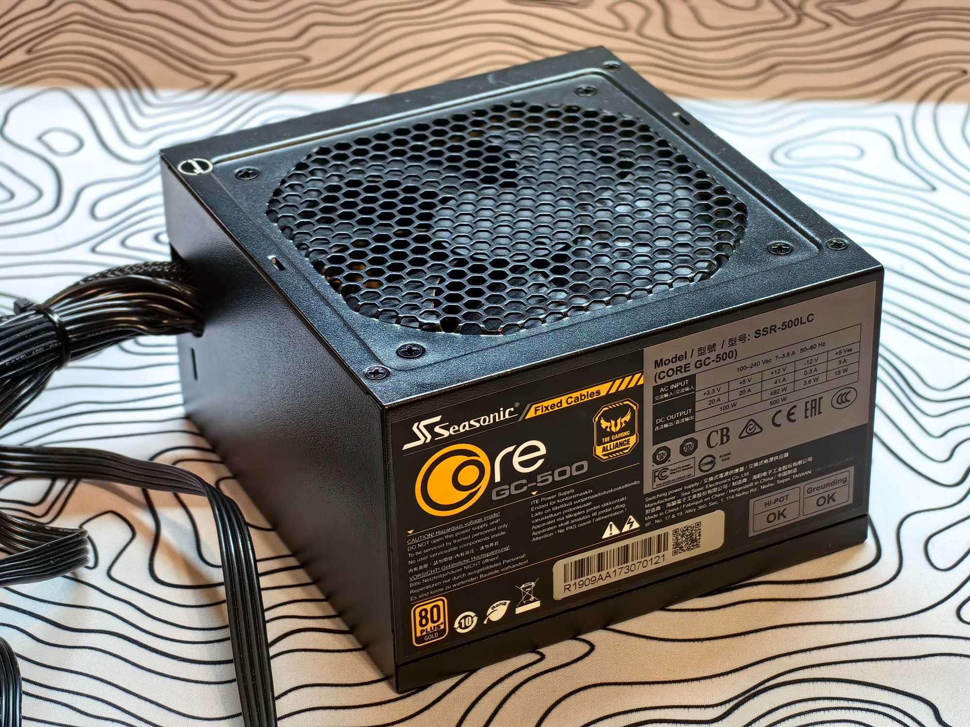 Zasilacz Seasonic Core GC-500 80 Plus Gold 500w na gwarancji