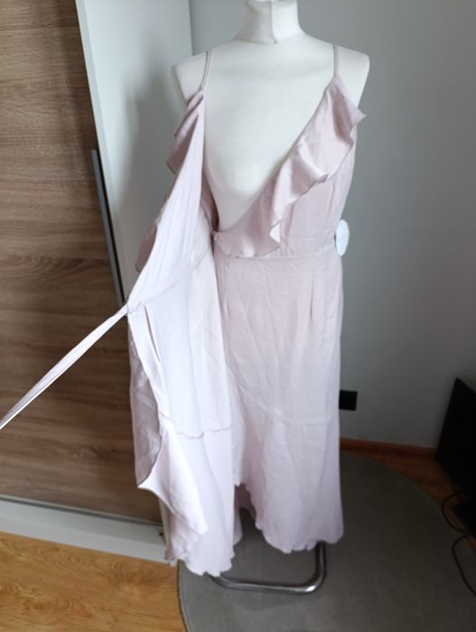 Sukienka Nowa bez metki ASOS szlafrokowa Maxi wesele komunia chrzciny