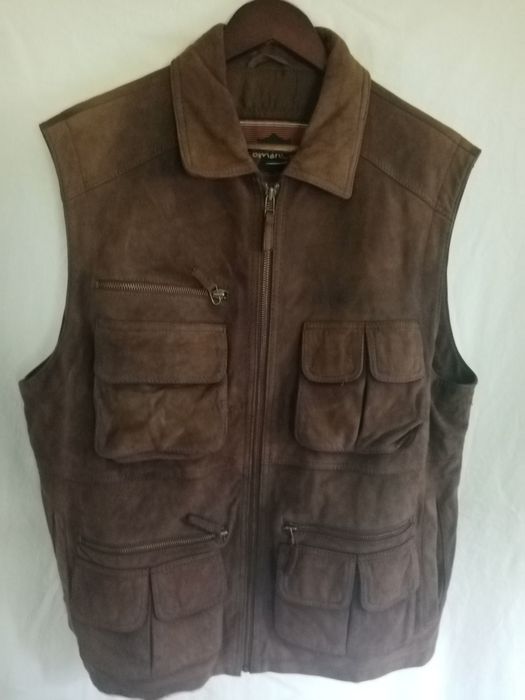Желетка шкіряна чоловіча