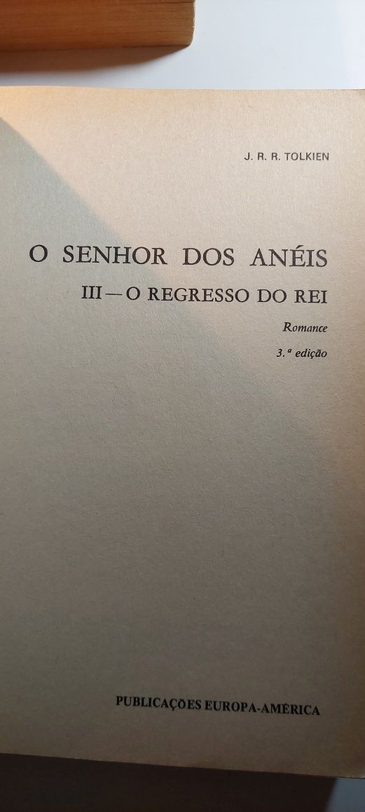 O Senhor dos Anéis - Tolkien (3ª edição) | Volumes I, II e III