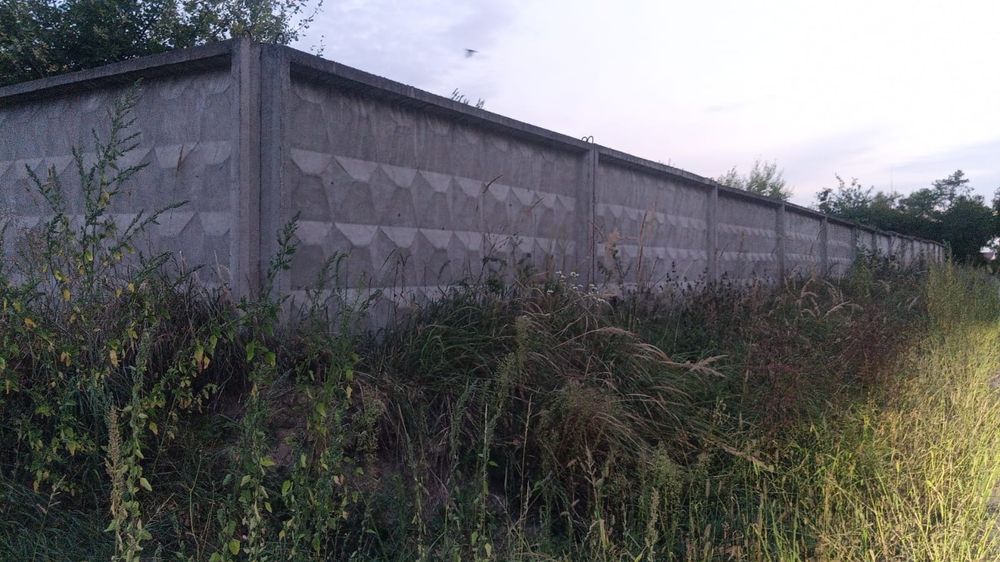 Залізобетонний  забор П6В панель заборна