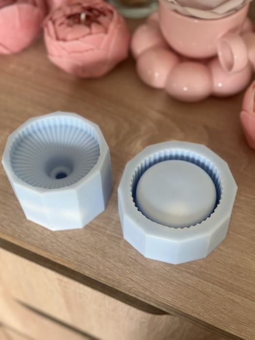 Силіконова форма для гіпсового кашпо