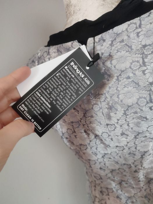 Nowa sukienka z metką 100% silk jedwab