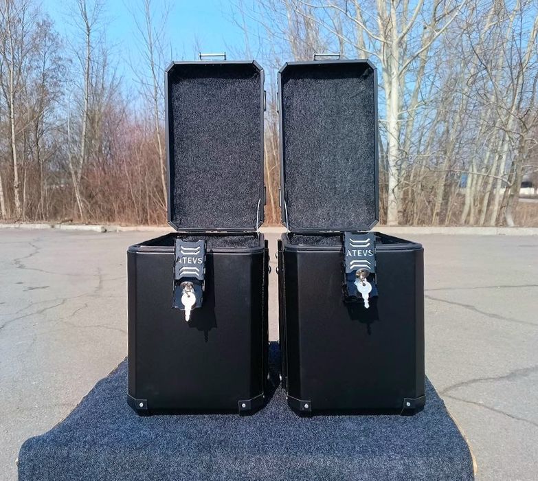 Комплект експедиційних кофрів ATEVS – Надійні, з м’якою внутрішньою об