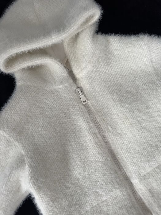 Костюм для немовлят  62-68-74 білий молочний худі з капішоном