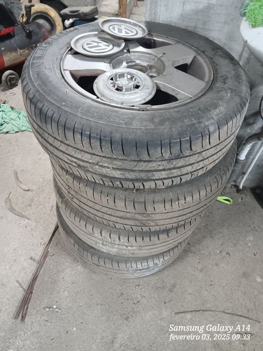 Jantes e pneus golf 4