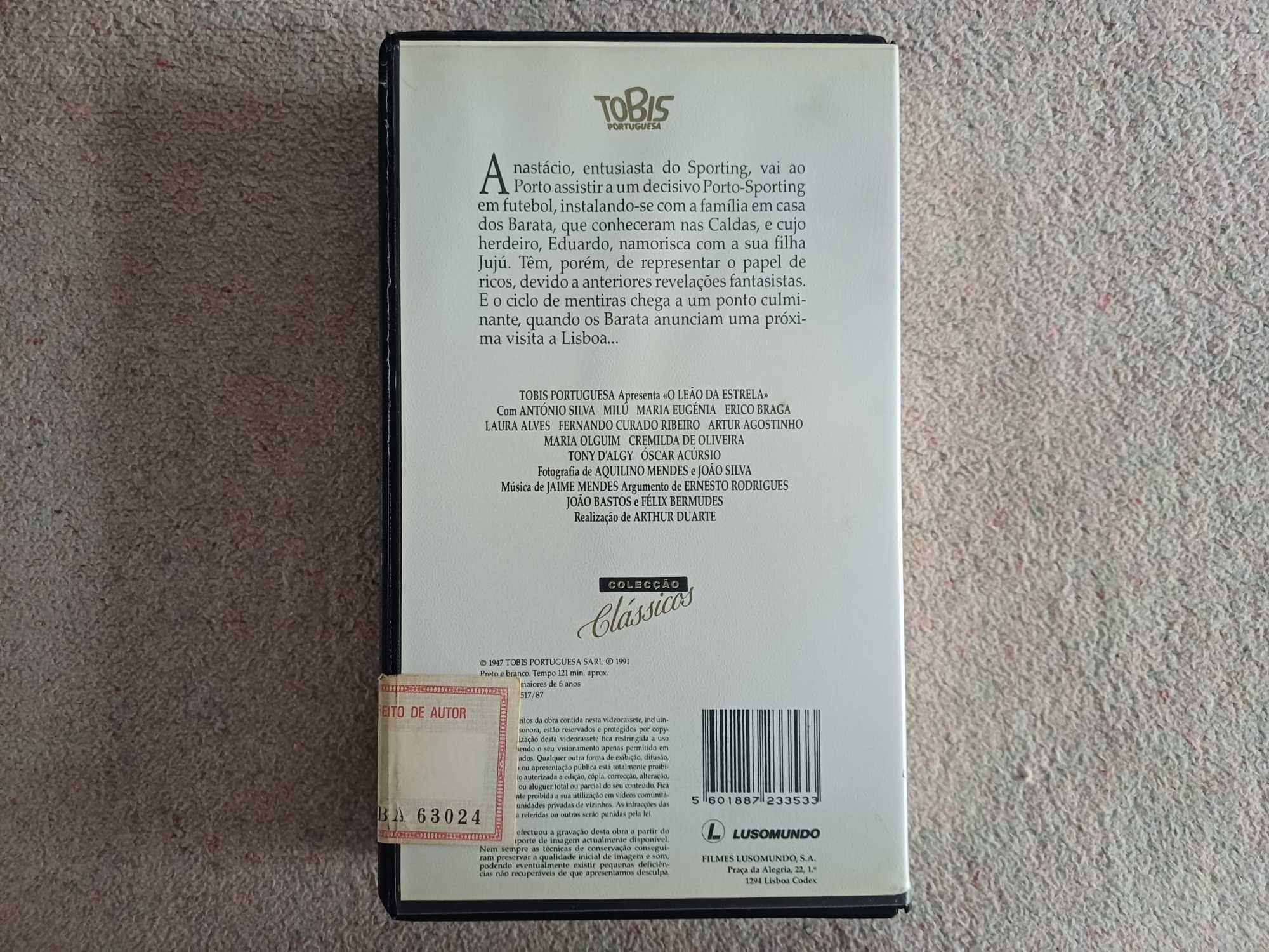 VHS O Leão da Estrela, c António Silva, Milú, Curado Ribeiro, T D'Algy