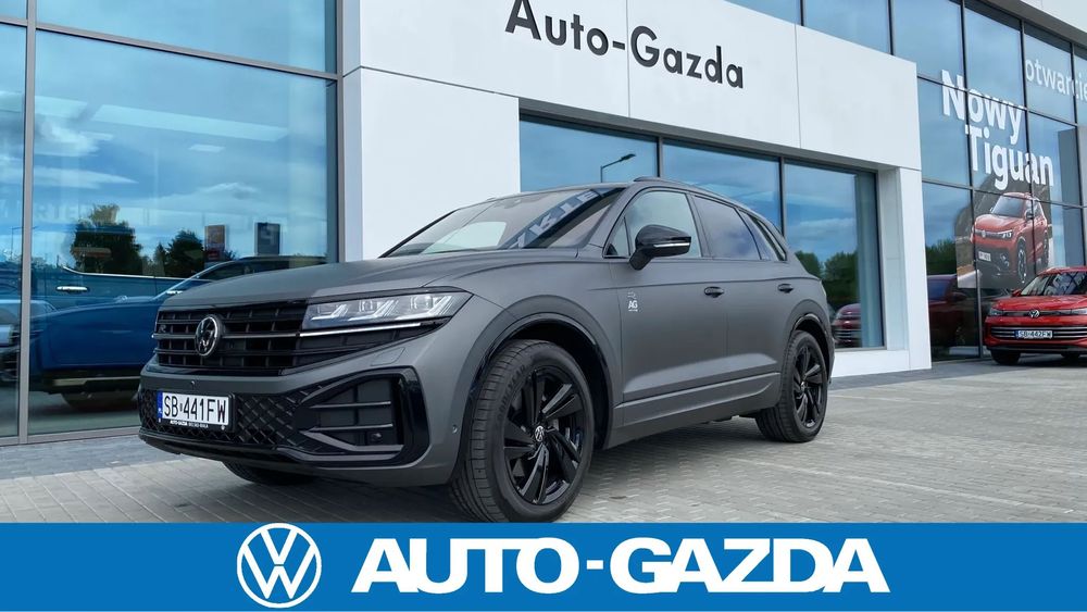 Volkswagen Touareg NOWA CENA - R-LINE - Oś tylna skrętna, Panorama, Hak, Masaż, Matrix!