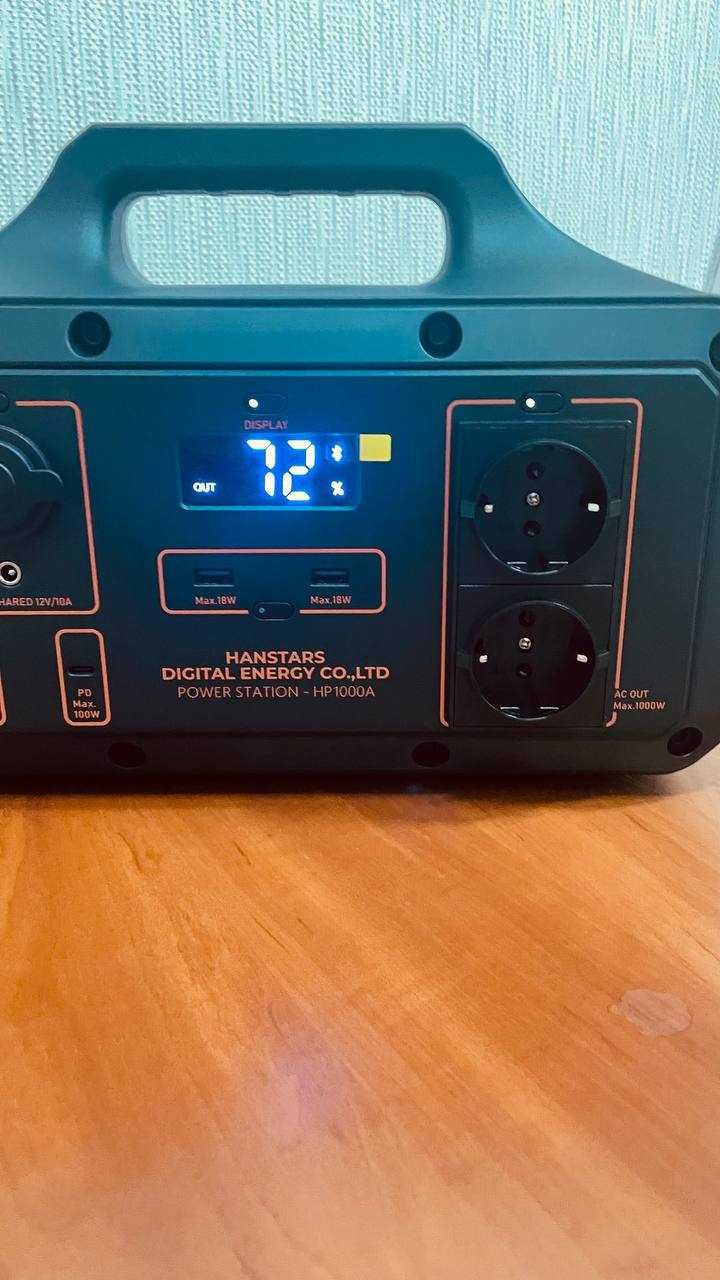 Зарядная станция Hanstars HP1000A LiFePo4 1000 Вт 768 Вт/ч(EcoFlow)