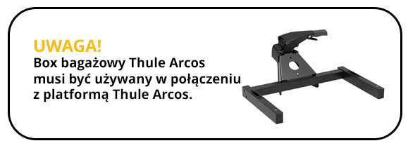 Thule Arcos L box na hak holowniczy 400l fv gw wysyłka