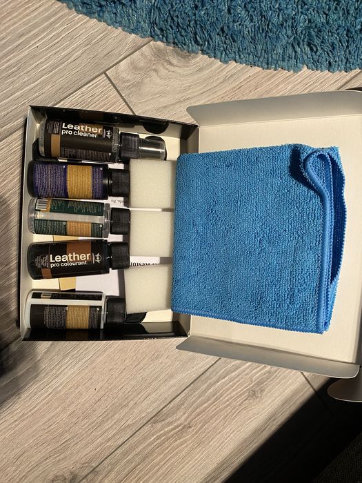 Zestaw do naprawy skóry renowacja skórzanej kierownicy farba 5x50ml