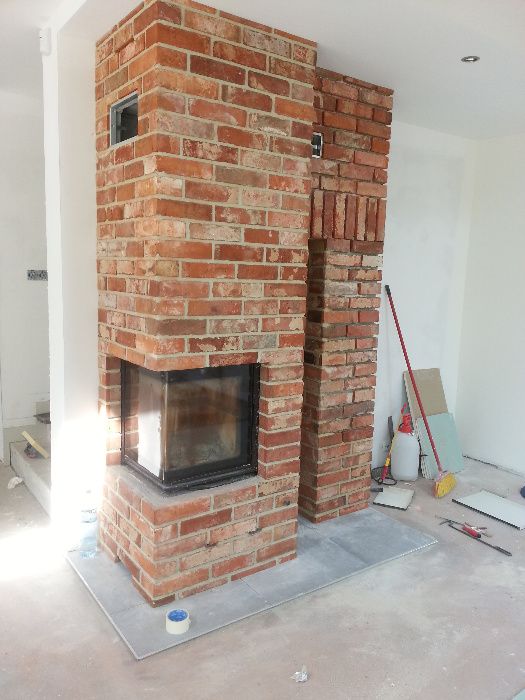 Klasyczne płytki ceglane licowe cegła cięta poniemiecka płytka ceglane