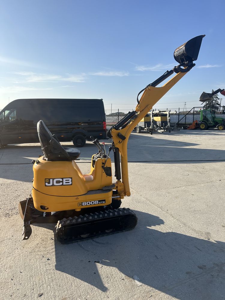 Minikoparka jcb 8008 jak nowa 1 tona kubota bobcat e10 e19 wacker