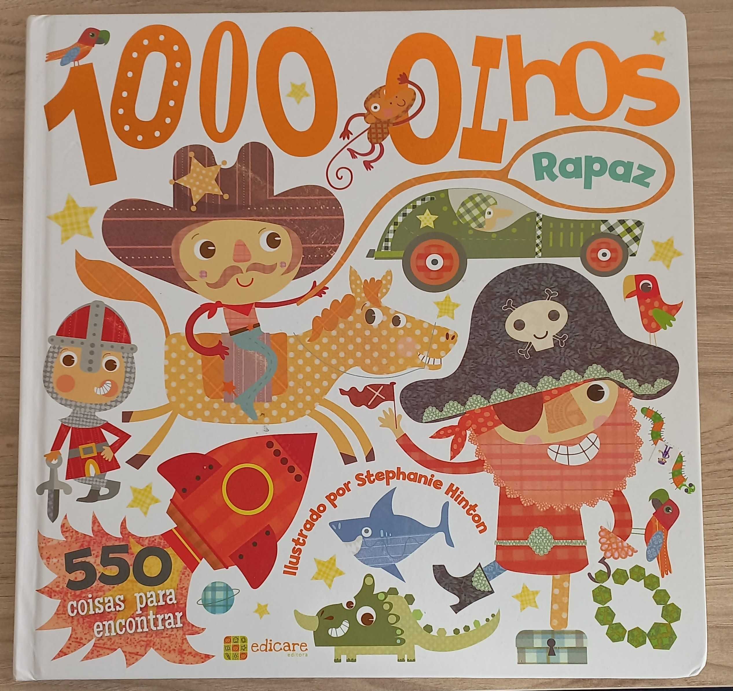 Livro - 1000 olhos rapaz, procura e encontra 550 coisas