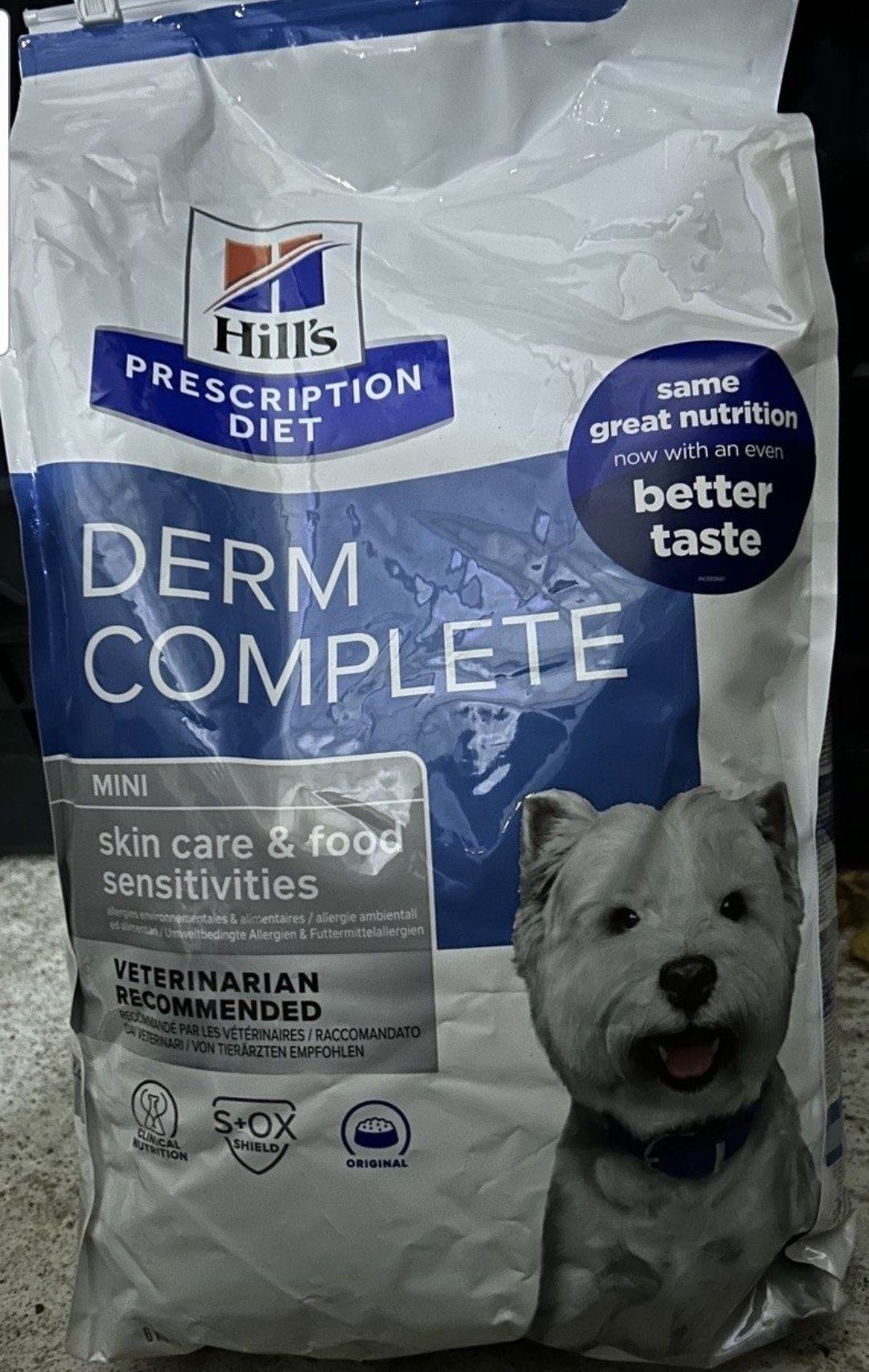 Sucha karma dla psa Hill's PD Canine Derm Complete Mini 6 kg