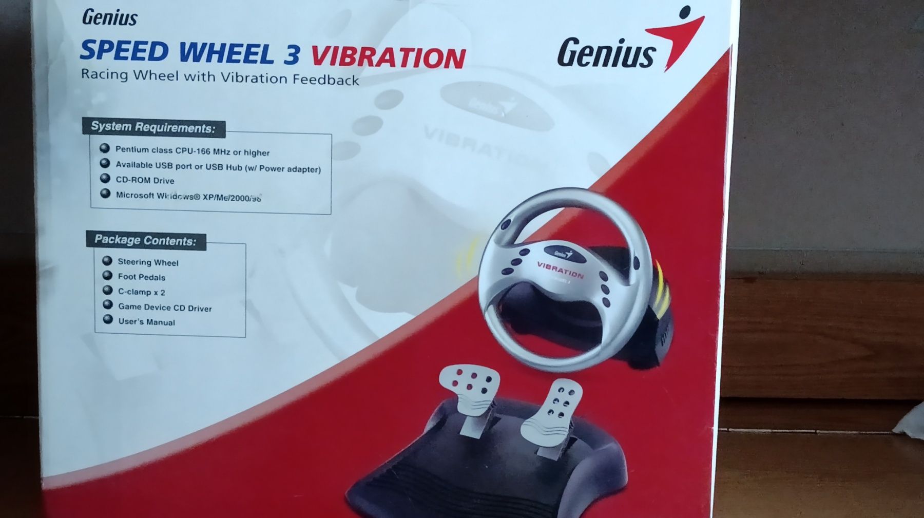 Ігровий руль Genius Speed Wheel 3 Vibration/ Игровой руль  Genius Spee