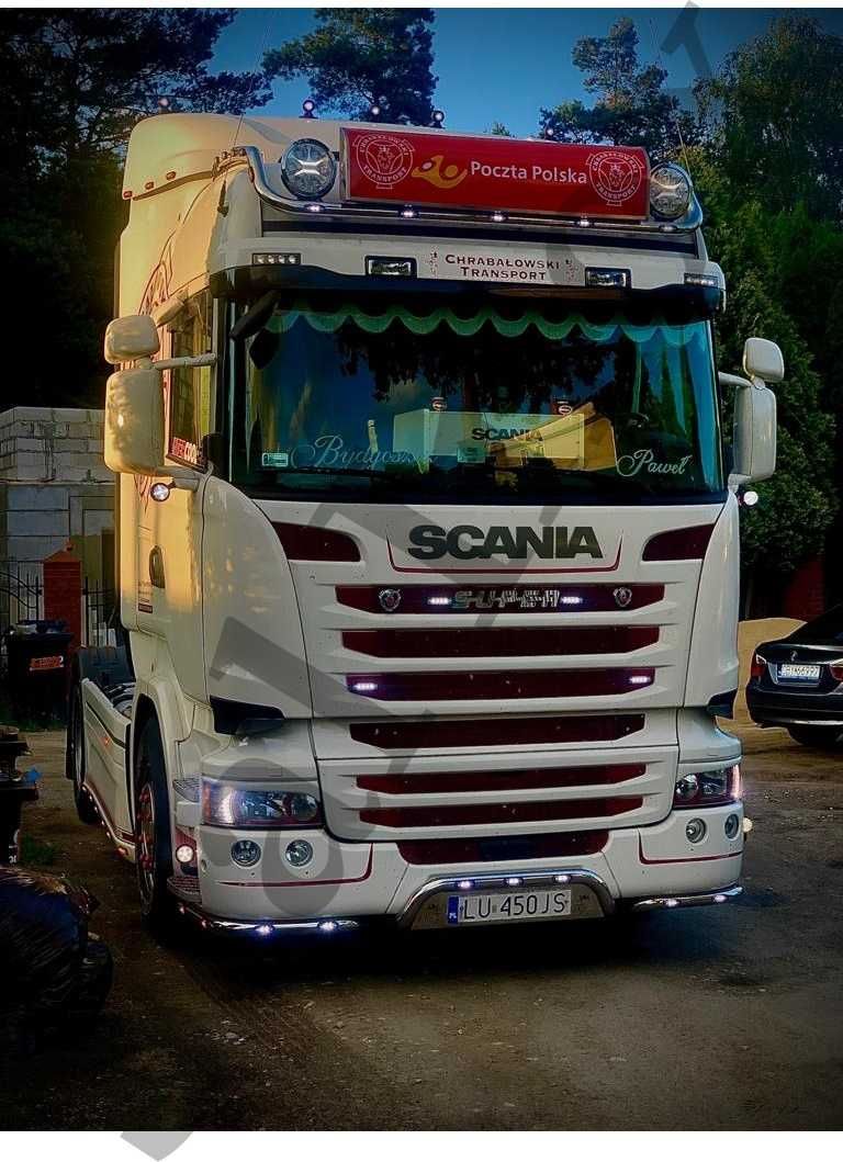 ORUROWANIE Górne Scania R na całą kabinę Scania Highline