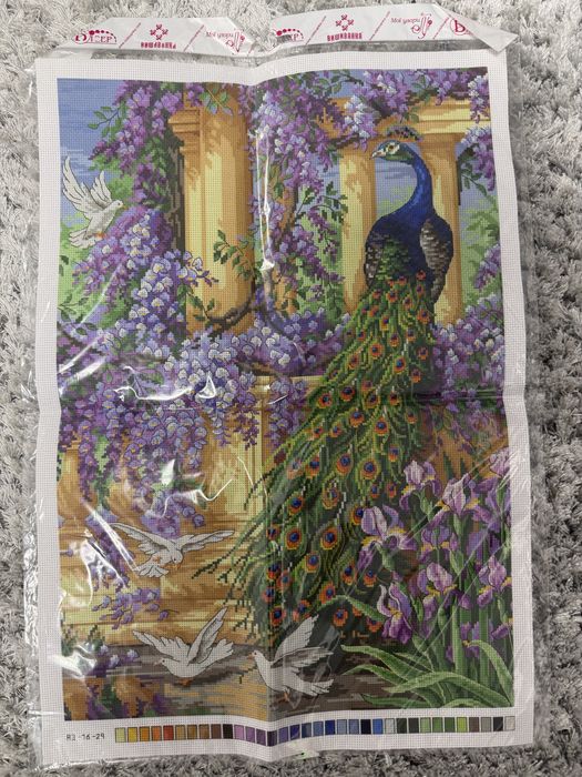 Схема на канві для вишивки хрестиком