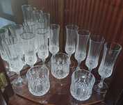 8+3 copos de cristal novos