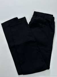 Czarne spodnie męskie w36