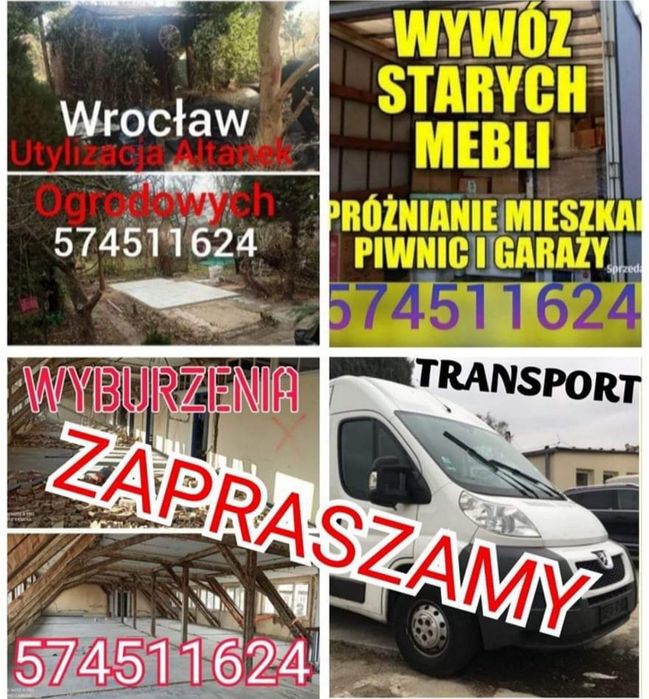 Szykowanie mieszkańia pod remont Rozbiórki ręczne Wyburzenia Transport