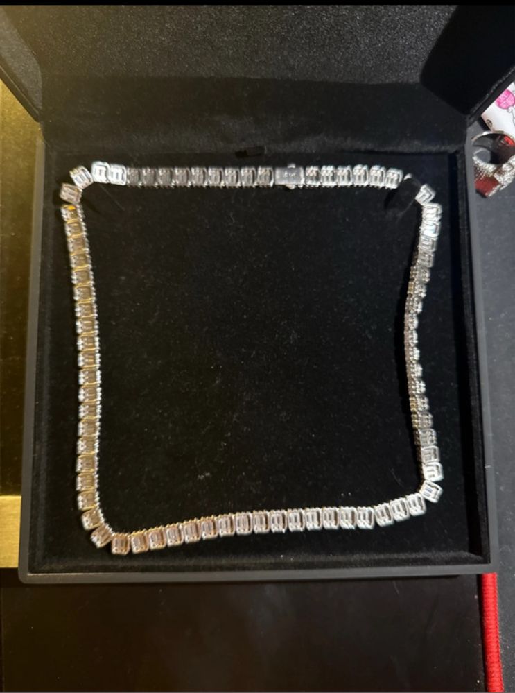Łańcuch tennis bougette vvs moissanite