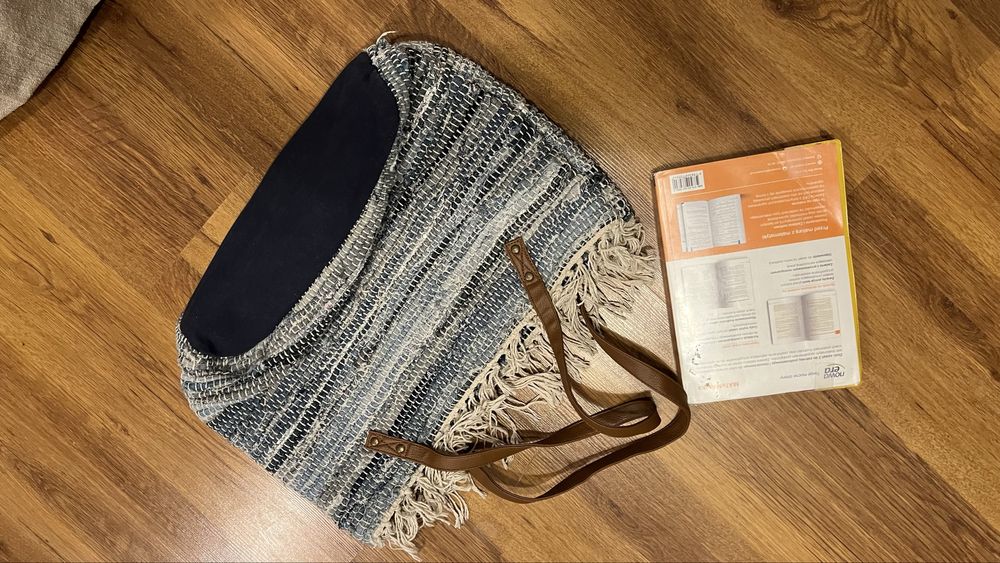 Pleciona Szoper kaw stylu Boho  torebka