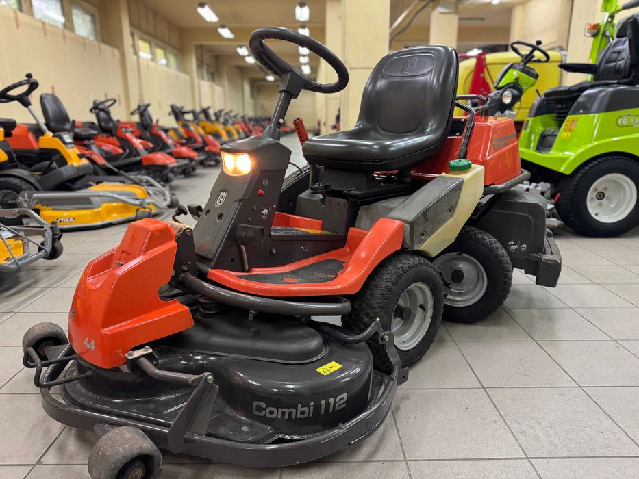 Traktorek Rider Husqvarna PR 18 4X4 KAWASAKI Agregat 112 WSPOMAGANIE