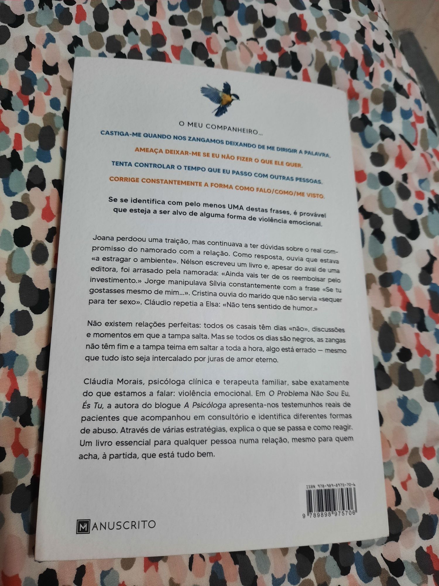 Livro O problema não sou eu, és tu