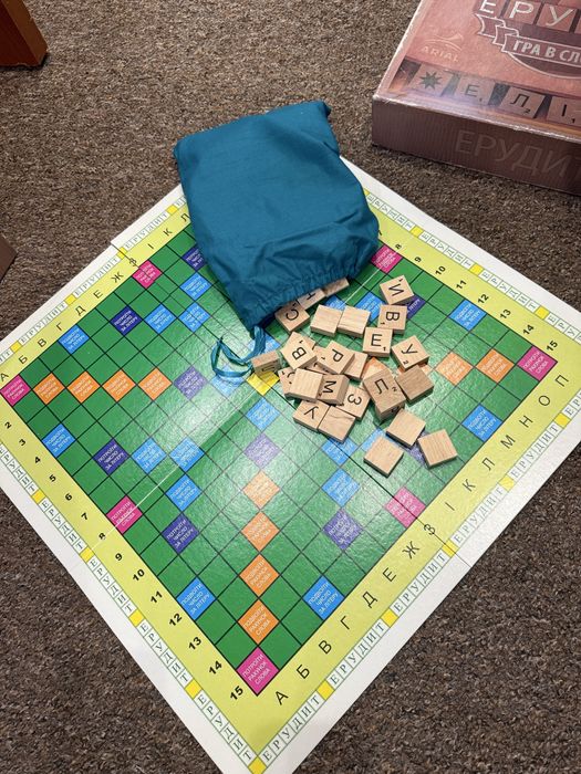 Гра Ерудит деревʼяна