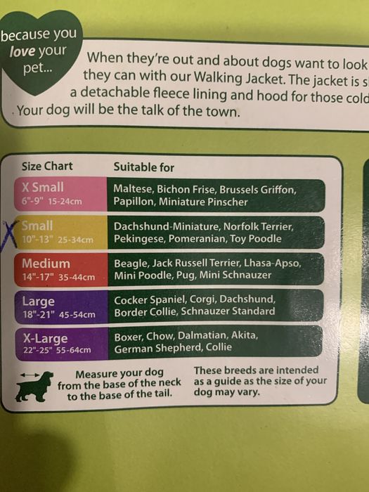 Ubranko dla psa kurtka z kapturem + polar dla psa rozm S