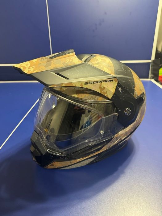 Kask motocyklowy Scorpion ADX-1 – szczękowy z blendą Enduro/Adventure