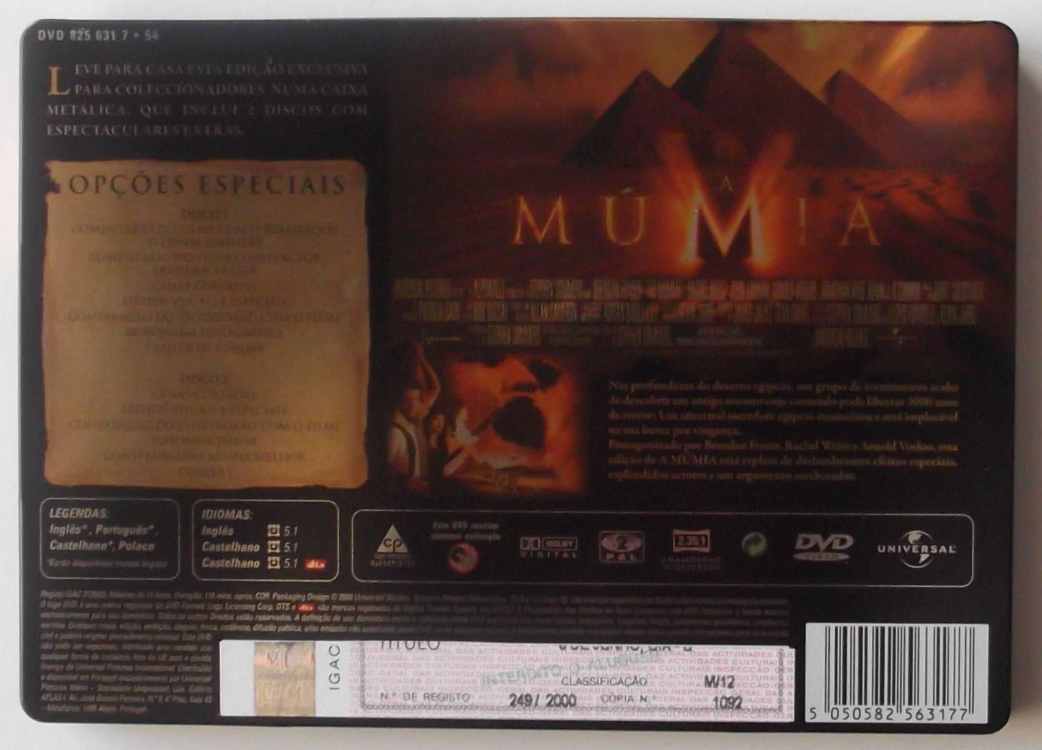 Filme em DVD A Múmia