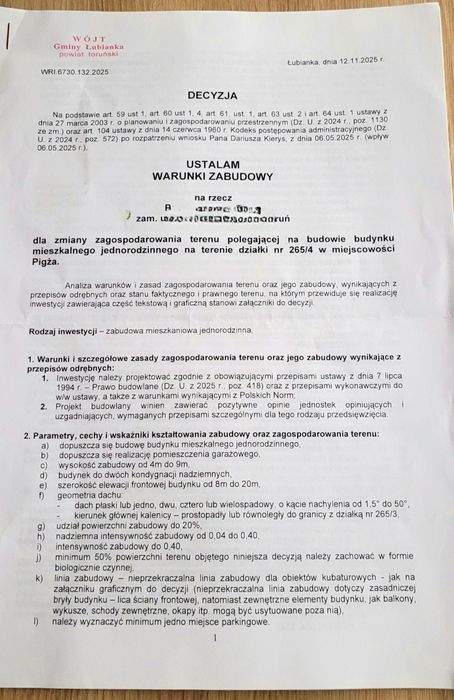 Dom parterowy 200m2  przy ul. Urokliwej w Pigży - nic prostrzego